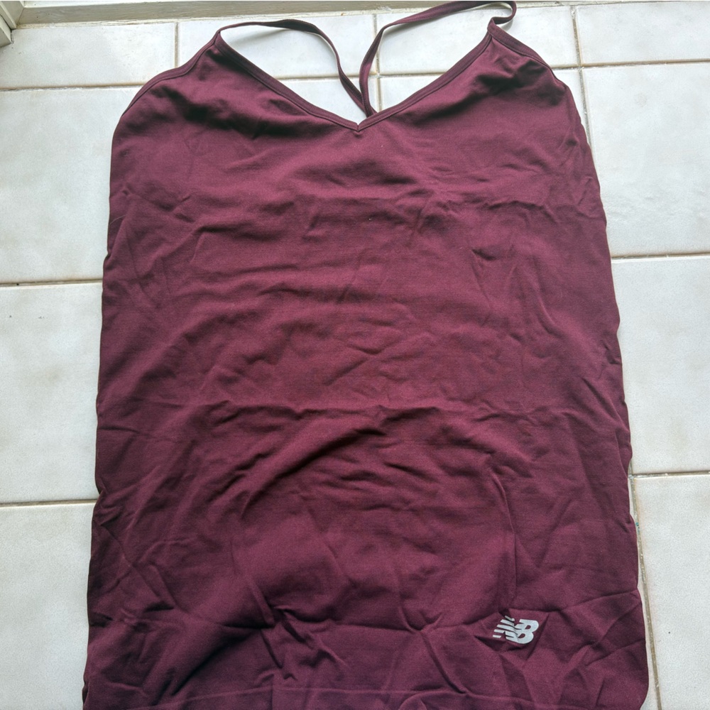 New Balance Maroon Athletic Tank